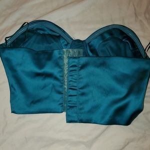 JLUXLABEL Tops - Teal Strapless JLUXLABEL Tops - Teal Strapless